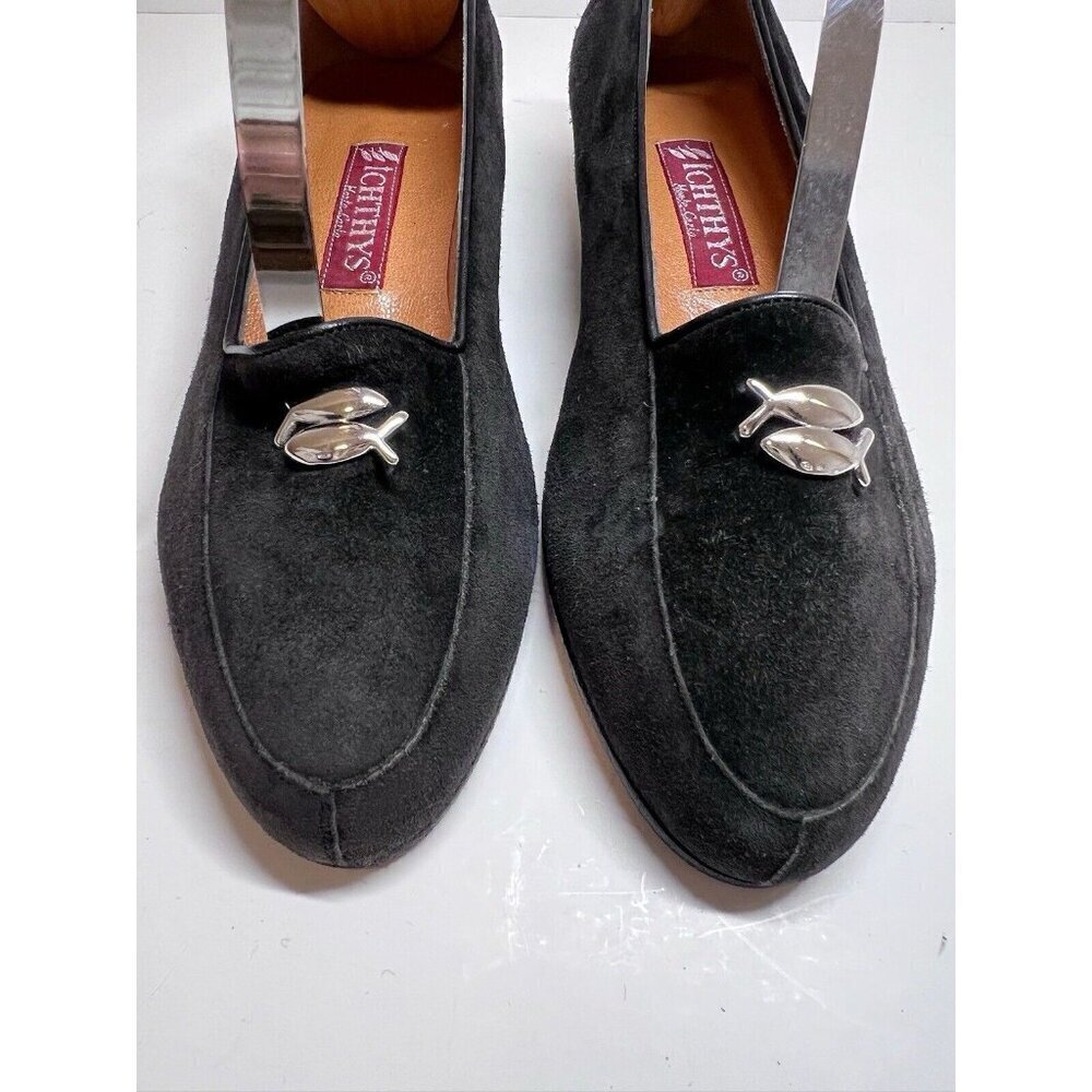 Ichtys Loafer Slip Ons Velour Fish Size 5 - Picture 2 of 9